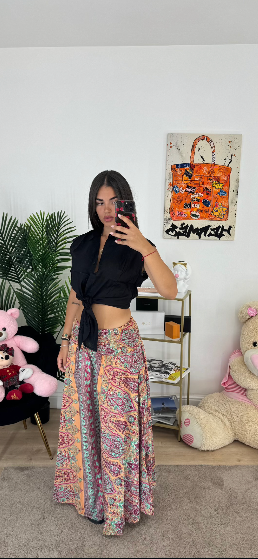 Camicia Crop Nodo