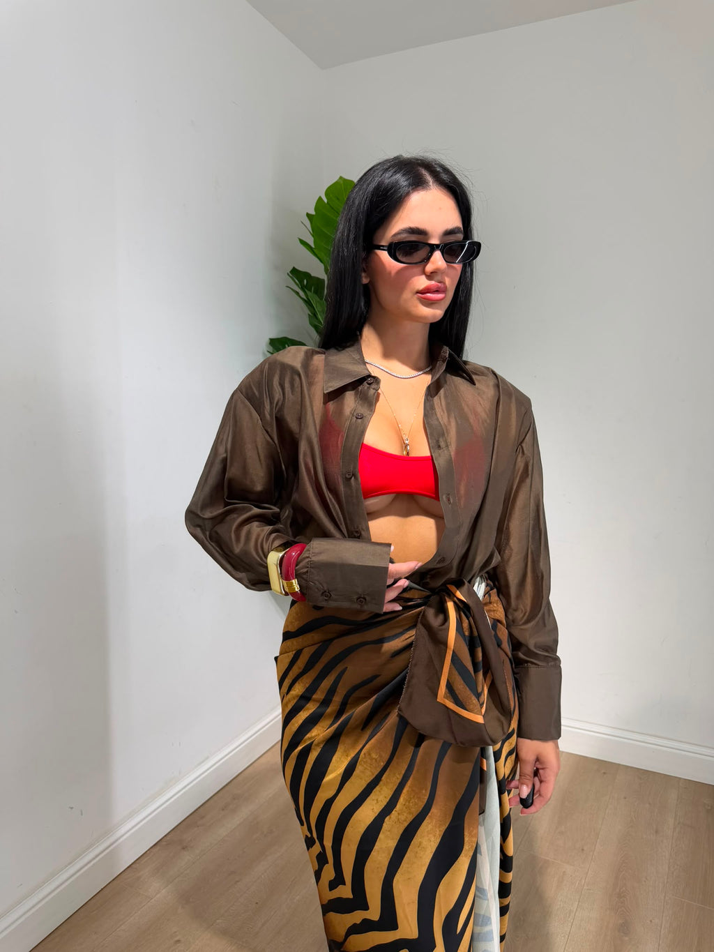 Camicia Semivelata Just