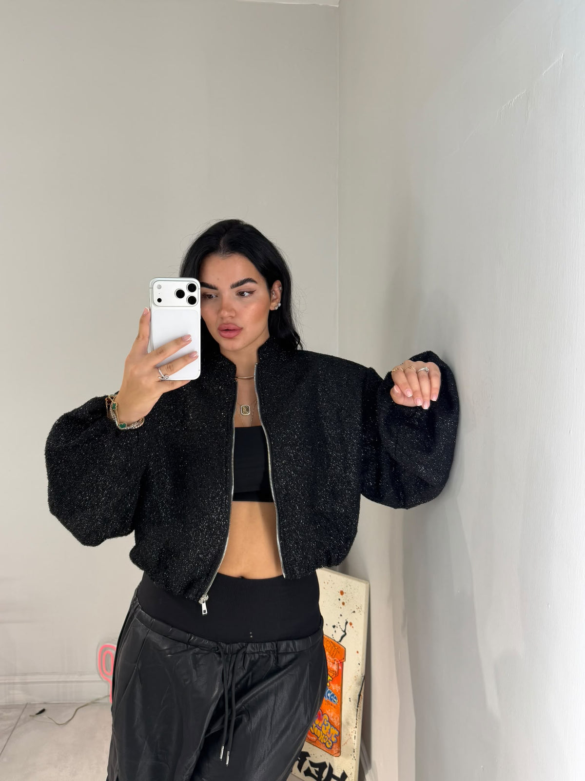 Bomber Sparkly