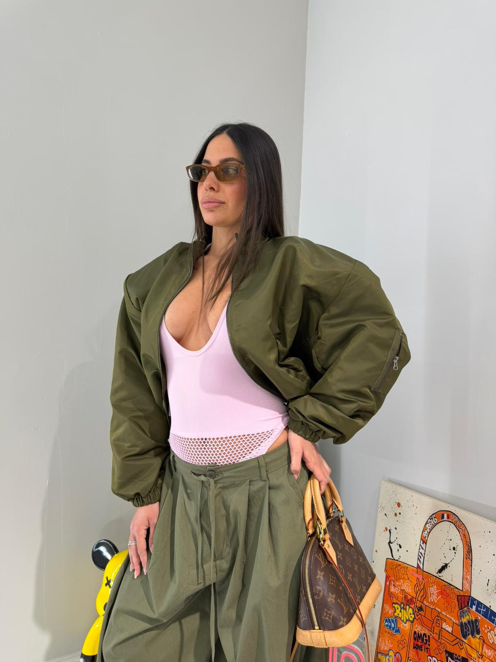 Bomber In Nylon