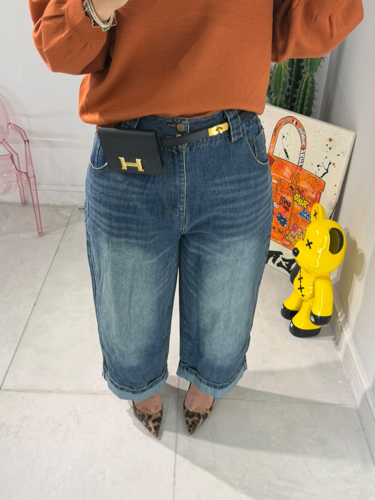 Denim 3/4 Woman