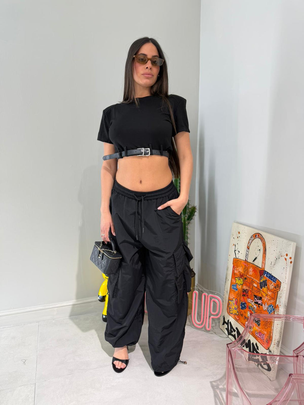 T-Shirt Crop Cintura