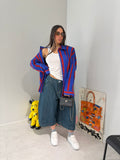 Maxi Camicia A Righe