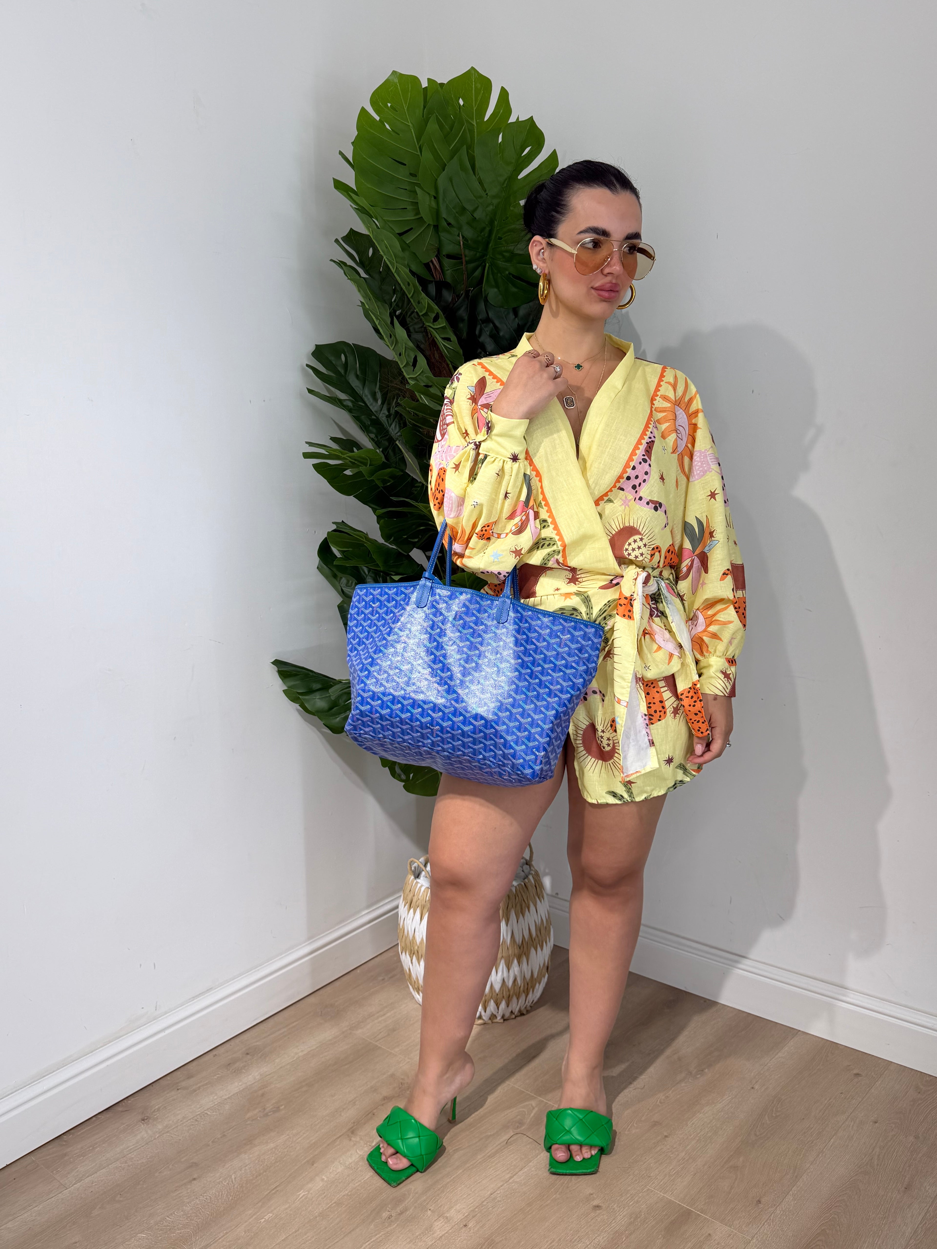 Minidress Vacanciones Giallo