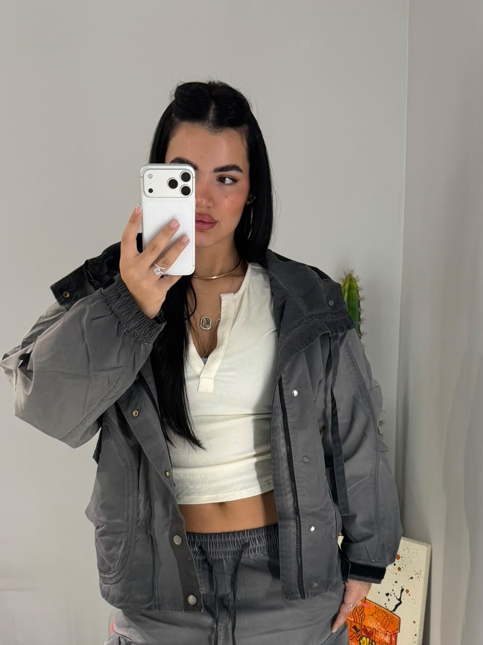 Maglia Crop Scollo V