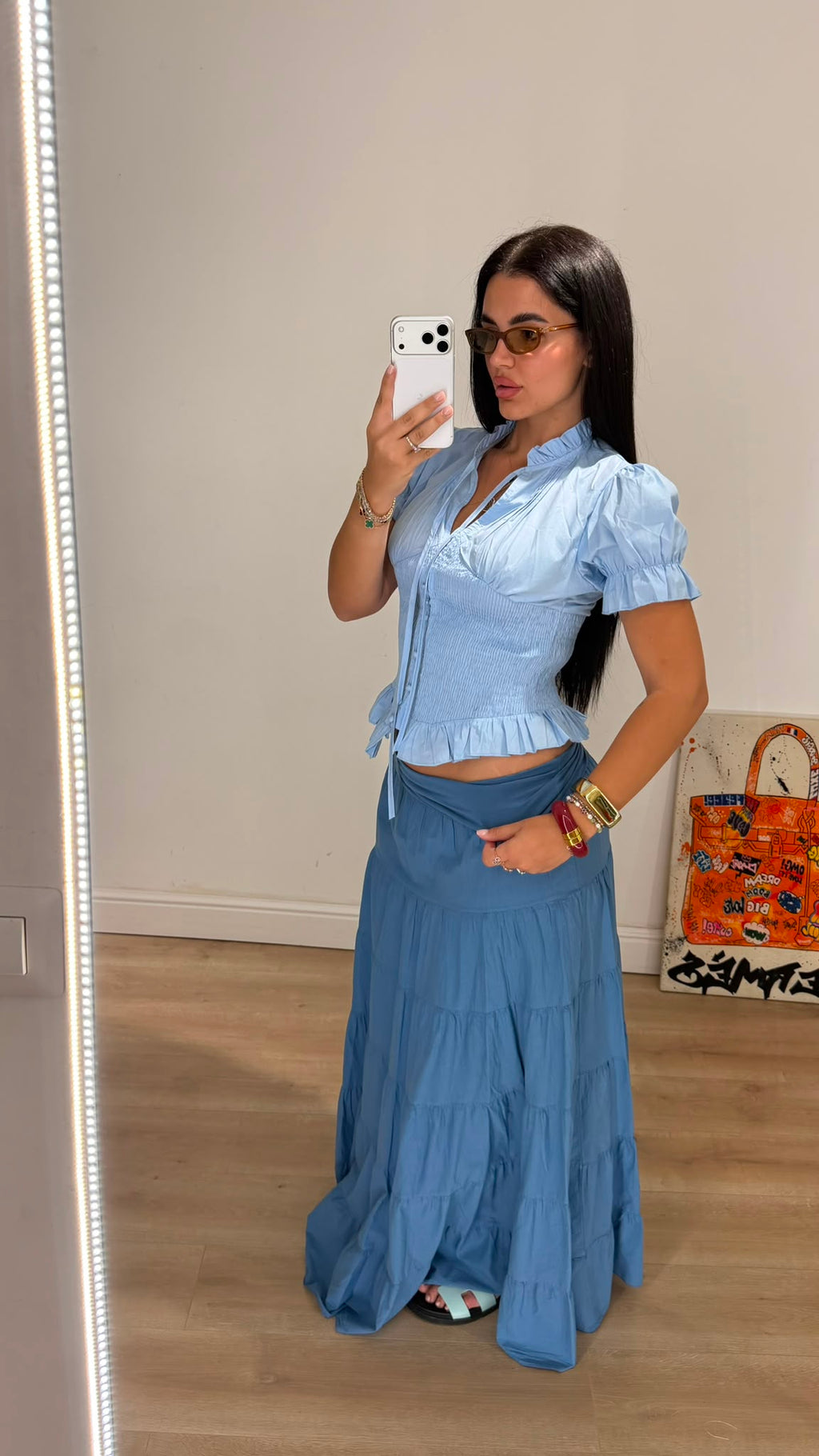 Gonna in Cotone Longhette