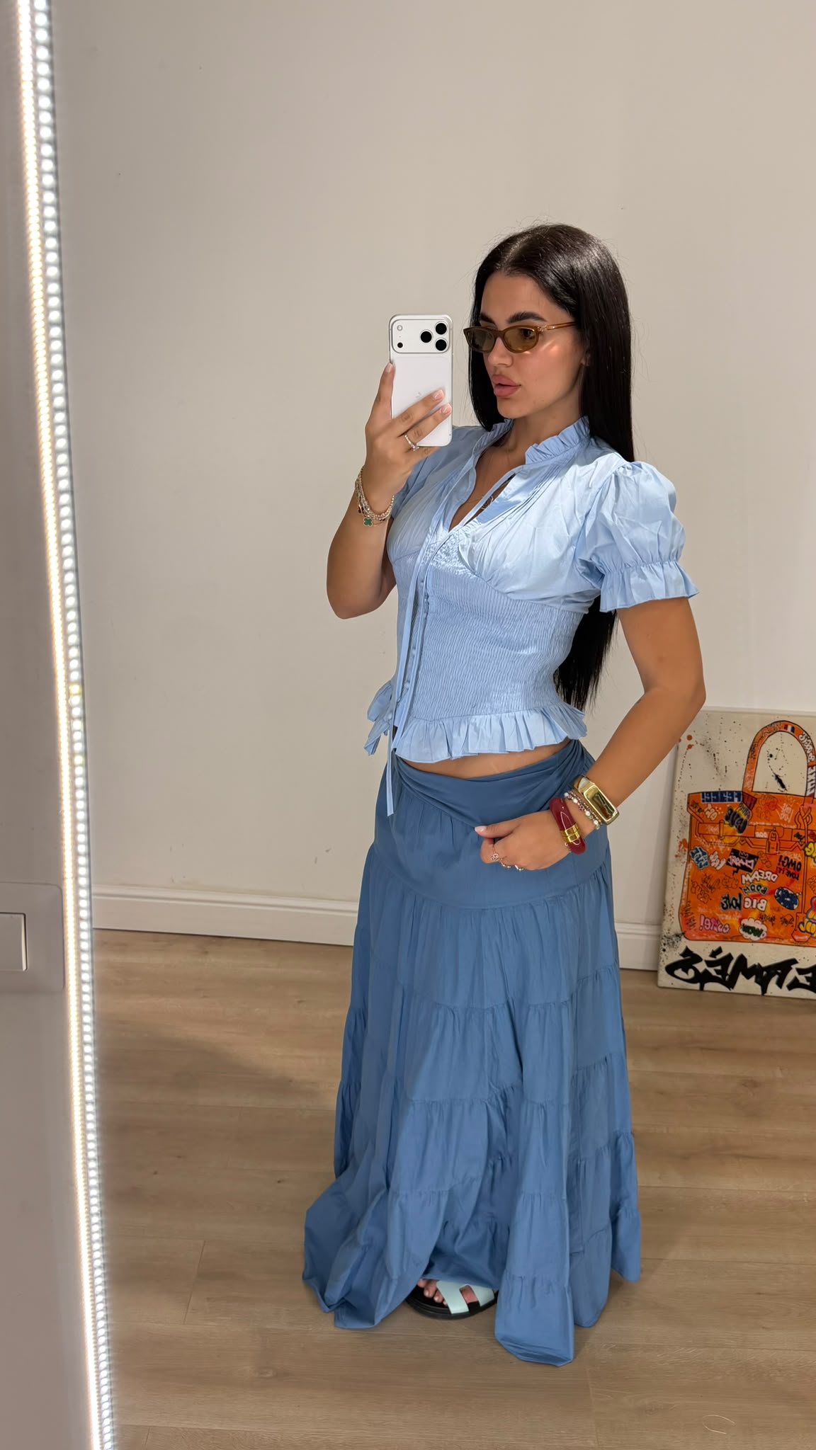 Gonna in Cotone Longhette