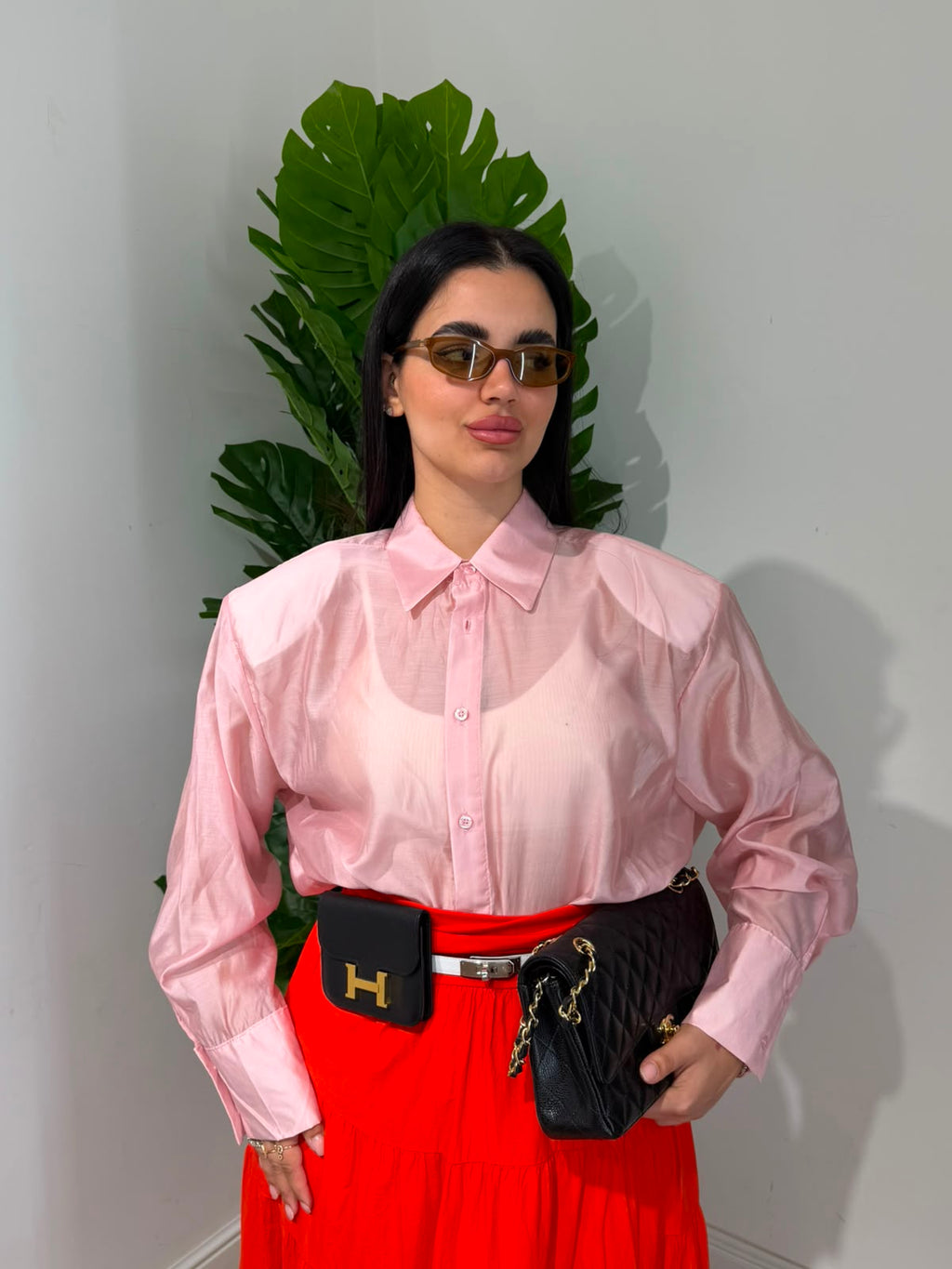 Camicia Semivelata Just