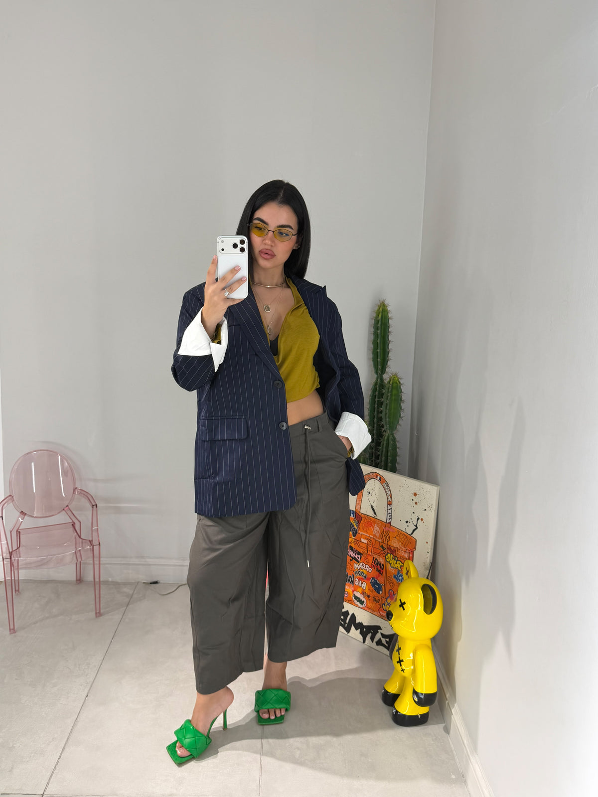 Blazer Oversize Gessato
