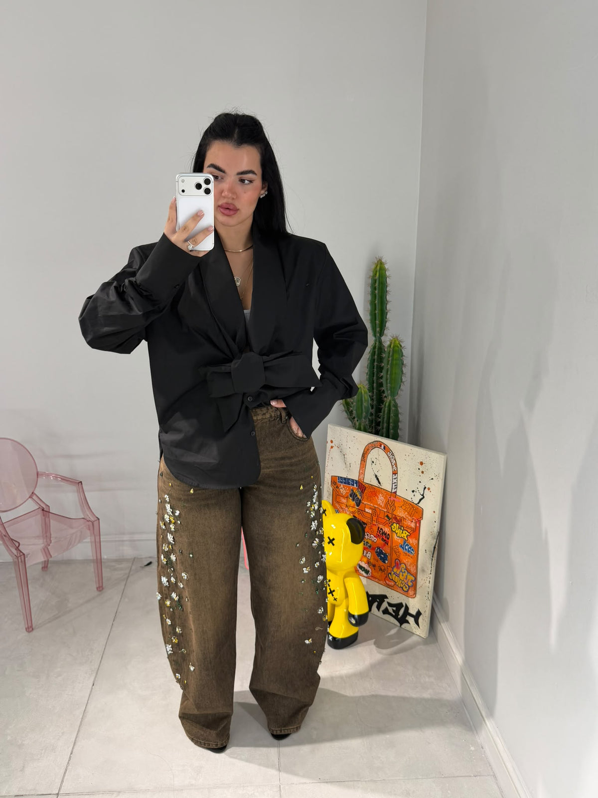 Denim Flores