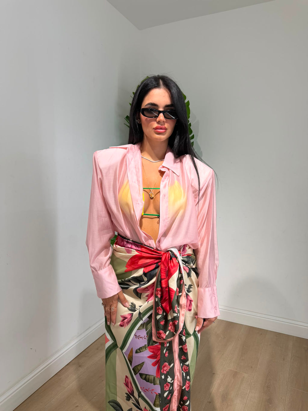 Camicia Semivelata Just