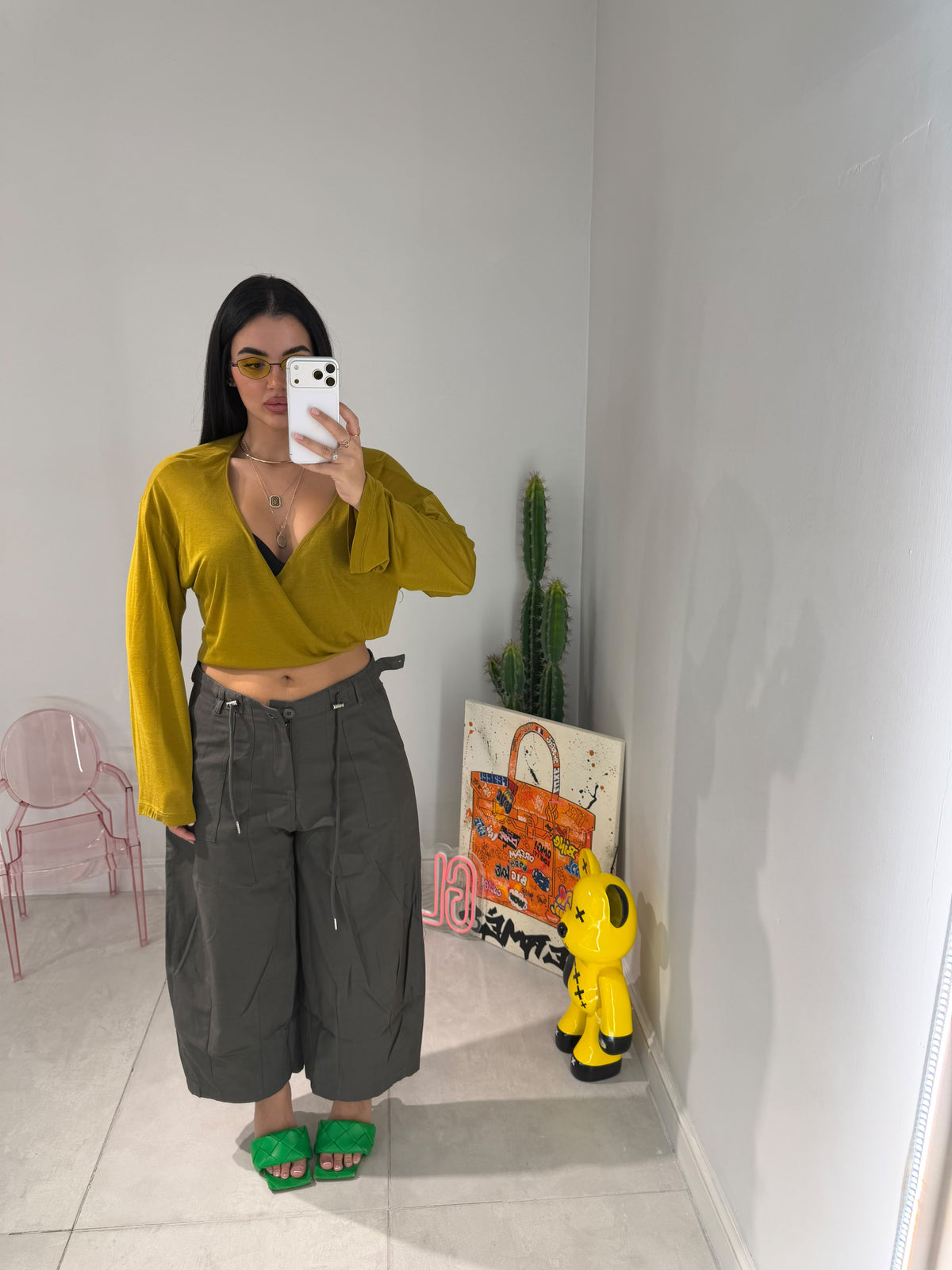 Pantalone Capri Grey