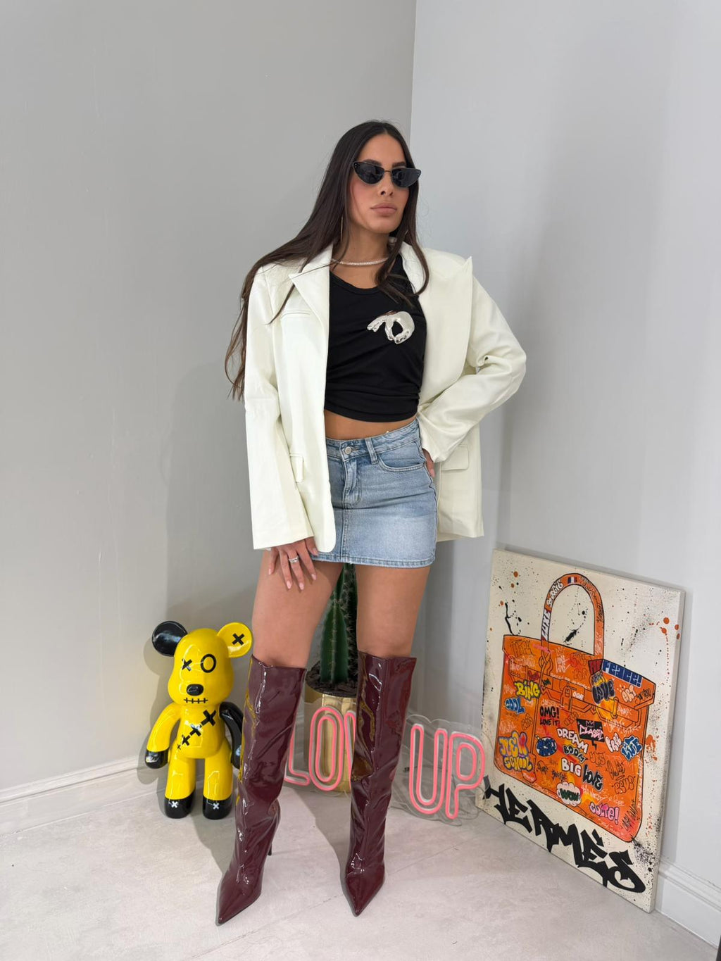 Minigonna Denim