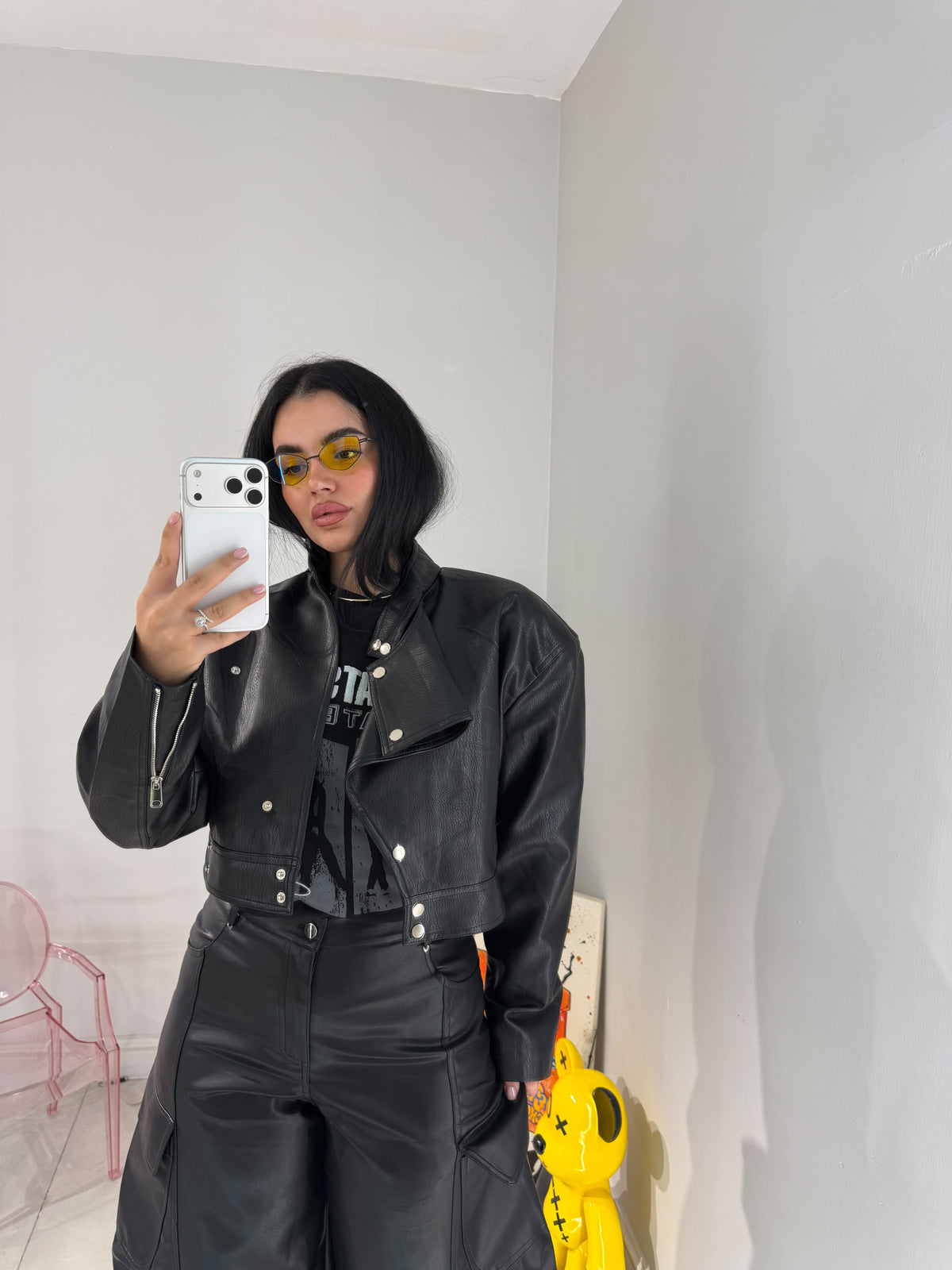 Biker Crop Buttons