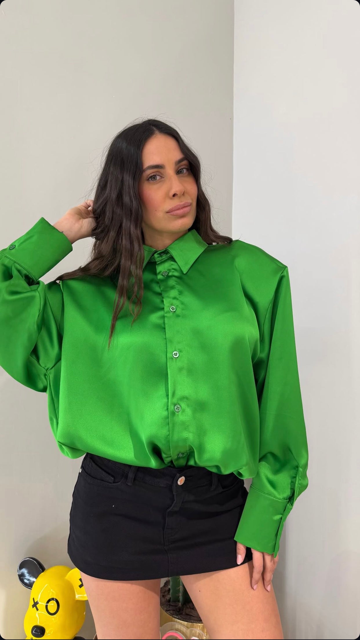 Camicia Spallina Satin