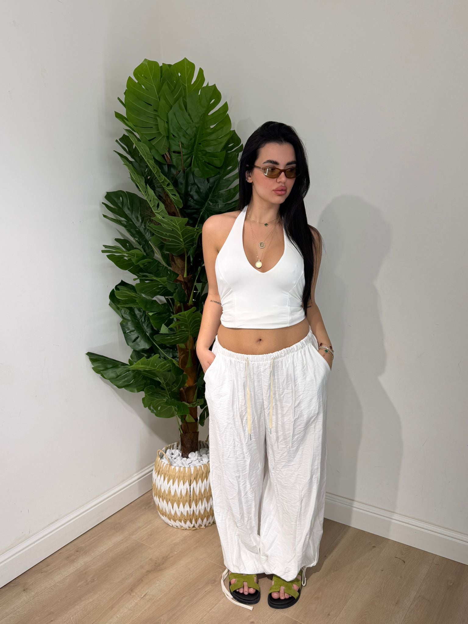 Pantalone In Lino