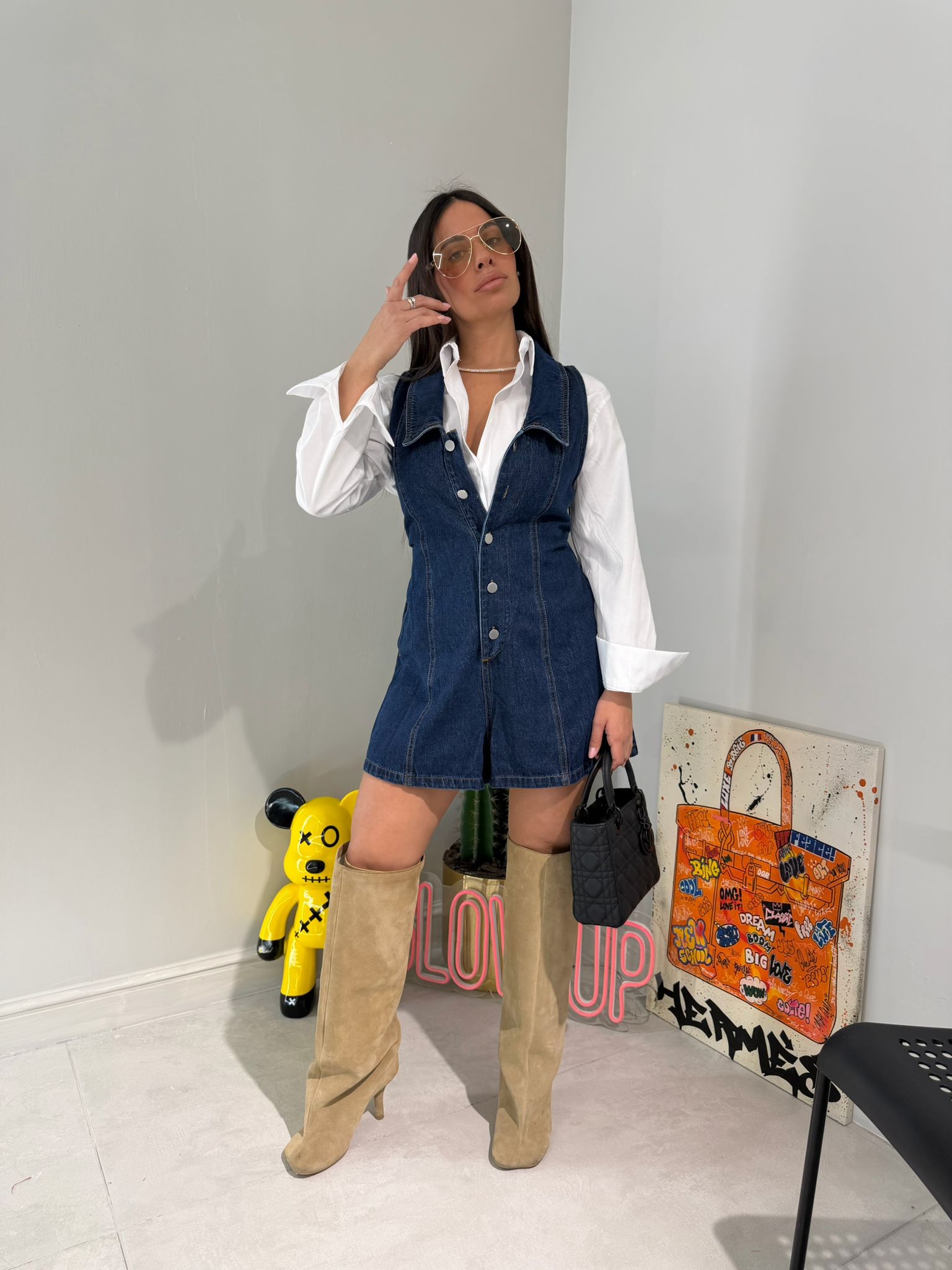 Mini Tuta Denim