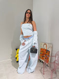 Coordset Denim Manicotti