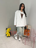 Blazer Gessato Oversize