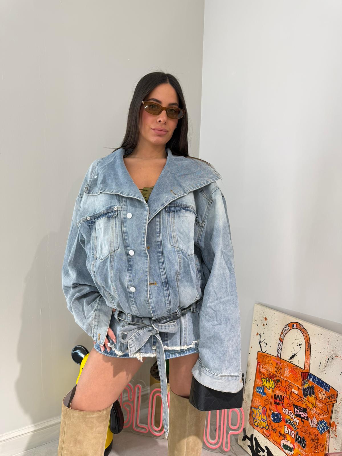 Giacca In Denim Fantastic