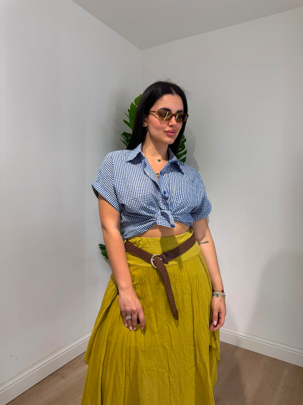Camicia Quadri Mezza Manica