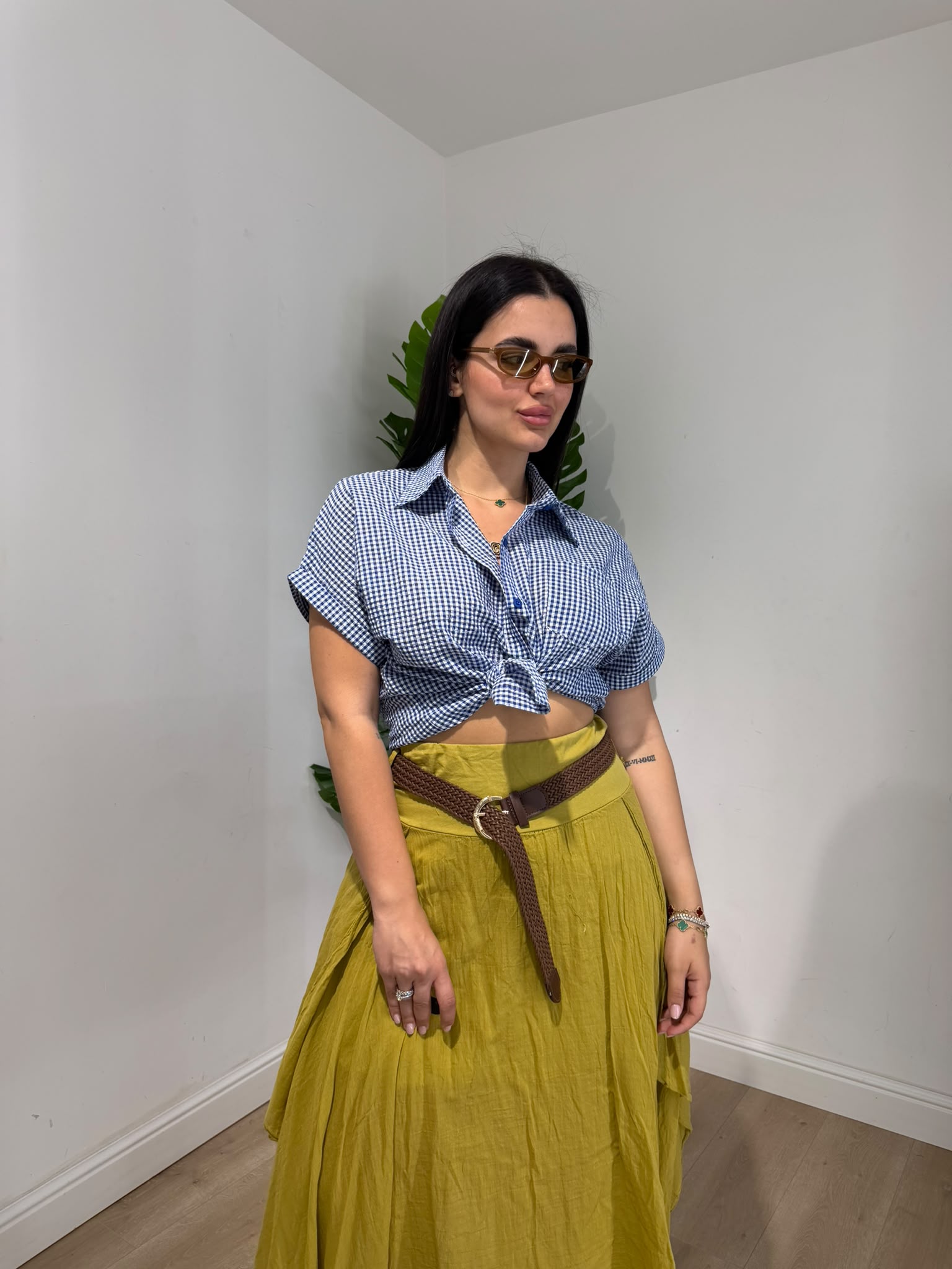 Camicia Quadri Mezza Manica