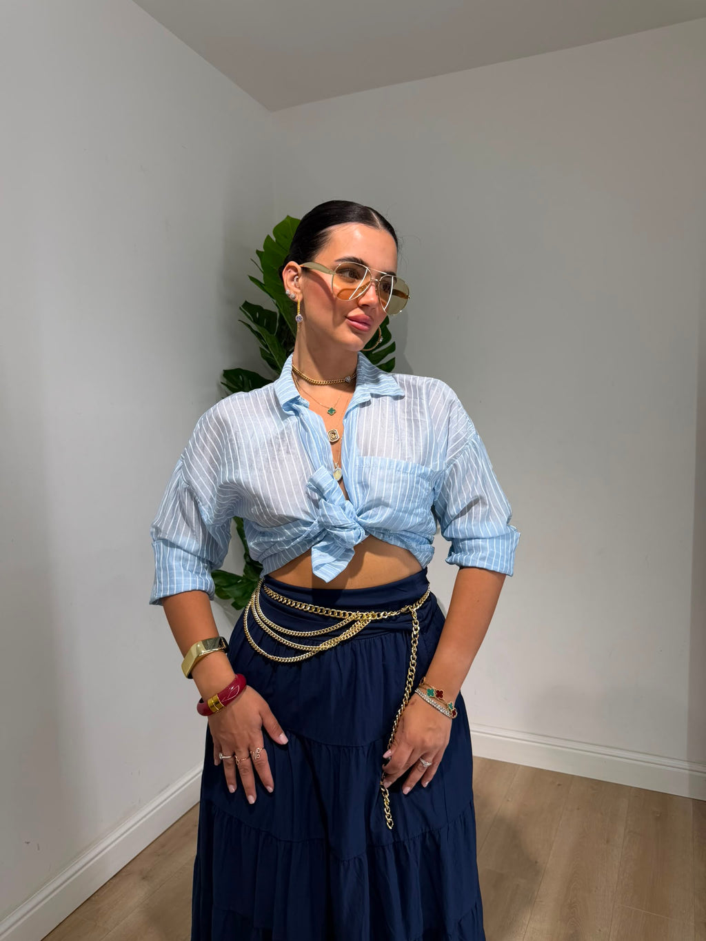 Camicia Velo Gessata