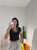 Maglia Crop Nera