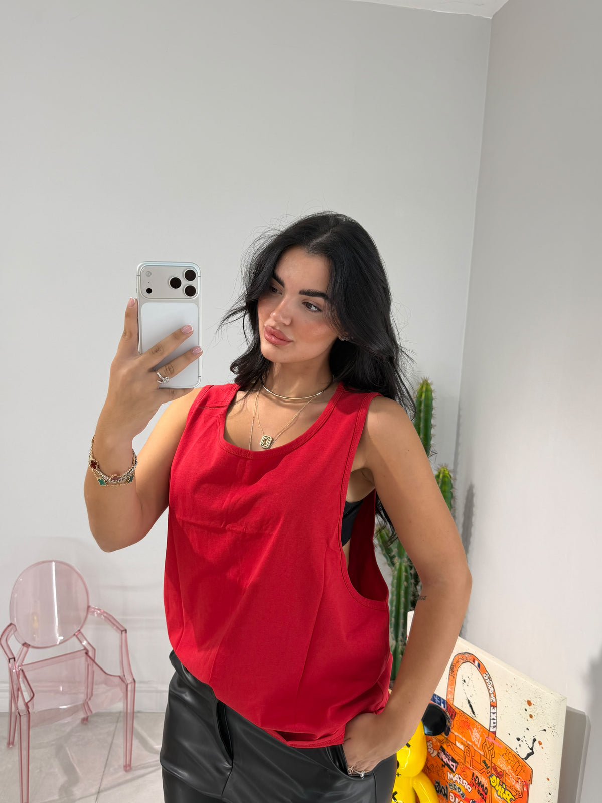 Canotta Maxi Cotone